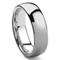 HAMON Tungsten Carbide Men's Plain Dome Wedding Band