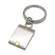 Titanium Key Ring w/ Gold Accent
