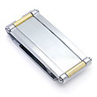 COLIBRI TAZER Stainless Steel Two Tone Money Clip