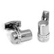 Colibri STATIC Stainless Steel Money Clip Cufflinks /w Silver Ropes Gift Set