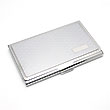 COLIBRI Stainless Steel Business Card Holder w/ Net Pattern