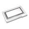 COLIBRI Stainless Steel Black Lacquer Business Card Holder