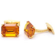 ST Dupont Topaz Gold Cufflinks