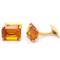 ST Dupont Topaz Gold Cufflinks