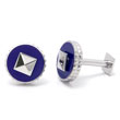 ST Dupont Palladium Purple Reversible Cufflinks