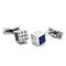 ST Dupont Palladium Black/Blue Lacquer Cufflinks