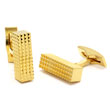 ST Dupont Gold Diamond Head Cufflinks