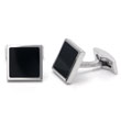 ST Dupont Palladium Black Lacquer Square Cufflinks