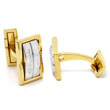 ST Dupont Palladium Gold Signature Cufflinks