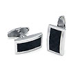 COLIBRI Stainless Steel Rubber Cufflinks