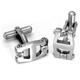 Colibri PRIME Stainless Steel Diamond Money Clip Cufflinks Gift Set