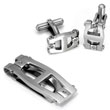 Colibri PRIME Stainless Steel Diamond Money Clip Cufflinks Gift Set