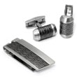 Colibri THROTTLE Stainless Steel Money Clip Cufflinks Gift Set