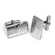 Colibri HAMMERED Stainless Steel Money Clip Cufflinks Gift Set