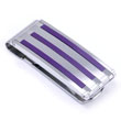 COLIBRI Stainless Steel Purple Resin Money Clip