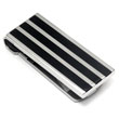 Stainless Steel Money Clip w/ Black Resin