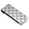 Stainless Steel Checkered Money Clip