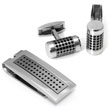 Colibri ABYSS Stainless Steel Titanium Money Clip Cufflinks Gift Set