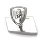 LAMBORGHINI Red White Red Titanium Steel Cufflinks