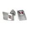 LAMBORGHINI Red White Red Titanium Steel Cufflinks