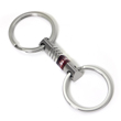 LAMBORGHINI Red White Red Titanium Steel Key Ring