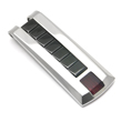 LAMBORGHINI Triple Red Stone Titanium Steel Money Clip