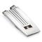 LAMBORGHINI Red White Red Stone Titanium Steel Money Clip