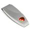 LAMBORGHINI Stainless Steel Money Clip w/ Red Crystals