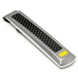 LAMBORGHINI Stainless Steel Tie Bar w/ Yellow Lacquer