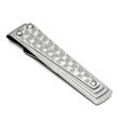 LAMBORGHINI Swirl Series Titanium Steel Tie Bar