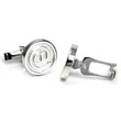 Bastian Inverun Sterling Silver @ Sign Cufflinks