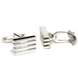 Bastian Inverun Sterling Silver Bar Cufflinks