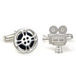 Bastian Inverun Sterling Silver Film & Camera Cufflinks