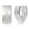 Bastian Inverun Sterling Silver Channel Set Diamond Hinged Earrings