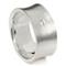 Bastian Inverun Sterling Silver 8MM Concave Diamond Ring