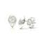 Bastian Inverun Sterling Silver Marquise Diamond Stud Earrings