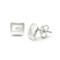 Bastian Inverun Sterling Silver Square Diamond Dome Stud Earrings