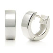 Bastian Inverun Sterling Silver High Polish Huggie Earrings