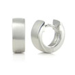 Bastian Inverun Sterling Silver Satin Finish Huggie Earrings
