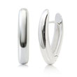 Bastian Inverun Sterling Silver High Polish Tall Huggie Earrings (L)