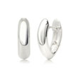 Bastian Inverun Sterling Silver High Polish Tall Huggie Earrings (S)