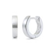Bastian Inverun Sterling Silver Satin Finish Huggie Earrings (S)