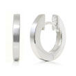 Bastian Inverun Sterling Silver Satin Finish Huggie Earrings (M)