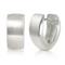 Bastian Inverun Sterling Silver Satin Finish Heart Shape Huggie Earrings