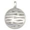 Bastian Inverun Sterling Silver Wavy Diamond Pendant