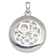 Bastian Inverun Sterling Silver Diamond Circle of Love Pendant