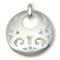 Bastian Inverun Sterling Silver Paisley Diamond Pendant