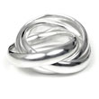 Bastian Inverun Sterling Silver 3-Band Ring