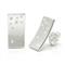Bastian Inverun Sterling Silver Rectangular Scattered Diamond Earrings