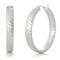 Bastian Inverun Sterling Silver Hammer Finish Hoop Earrings